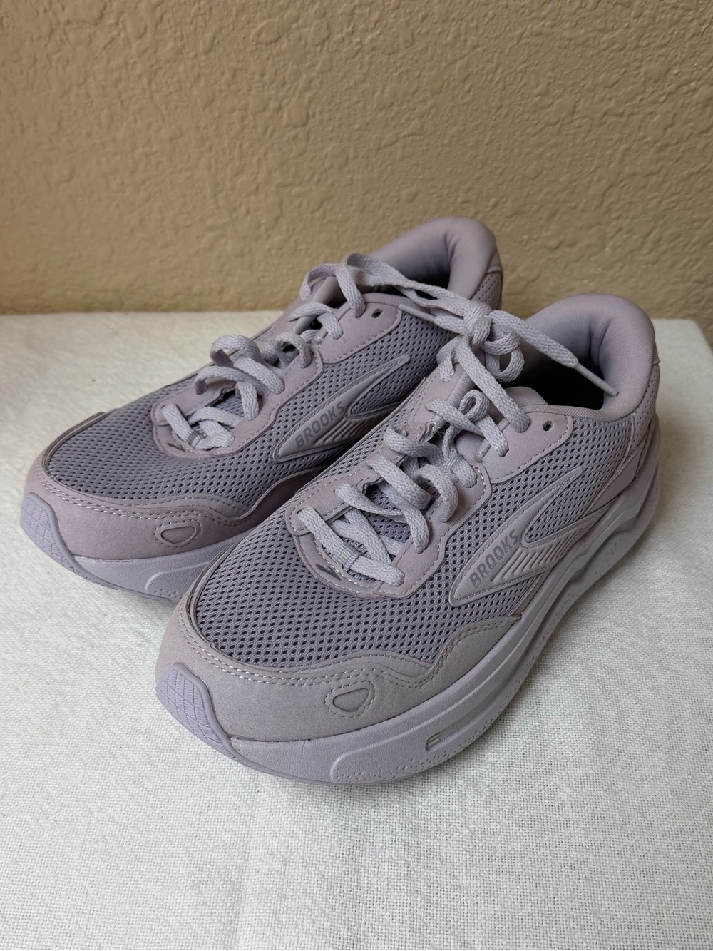 Brooks Women’s Lace-Up Sneakers in Light Lavender